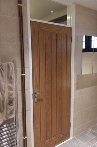 Bathroom door