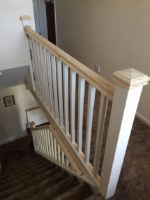 Staircase from landing